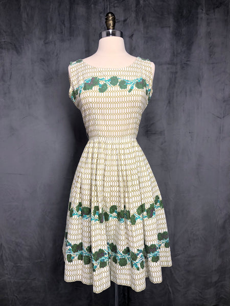 50s Jerry Gilden Carnation Dress
