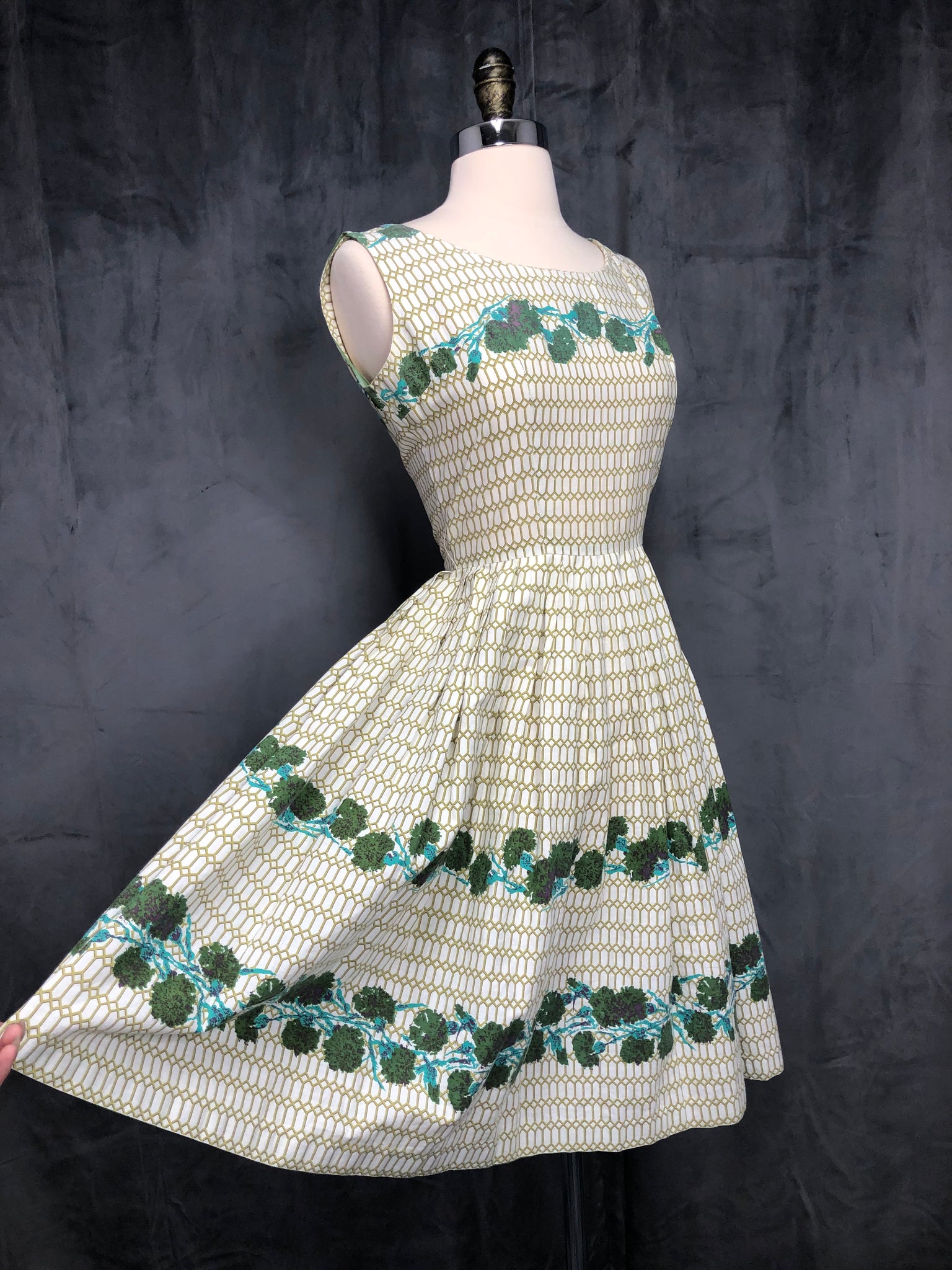50s Jerry Gilden Carnation Dress
