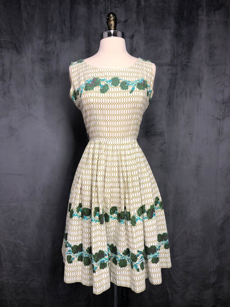 50s Jerry Gilden Carnation Dress