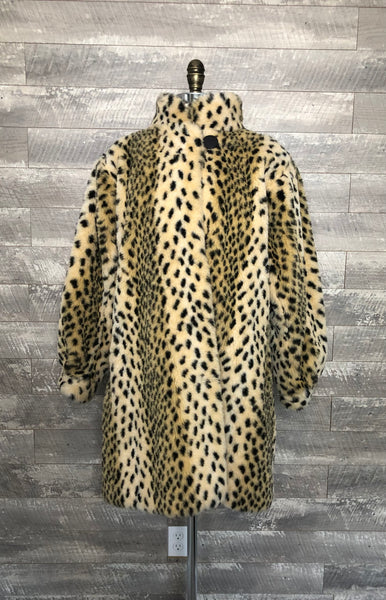 Vintage 70s/80s faux leopard baddie